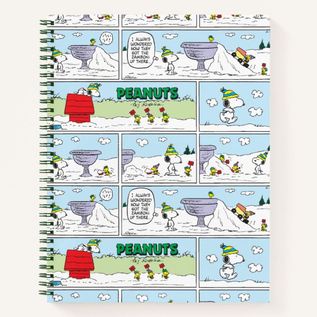 Snoopy & The Zamboni Crew Notebook (Front)