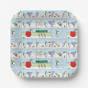 Snoopy & The Zamboni Crew Paper Plate