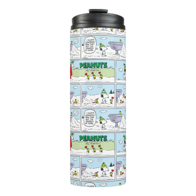 Snoopy & The Zamboni Crew Thermal Tumbler (Front)