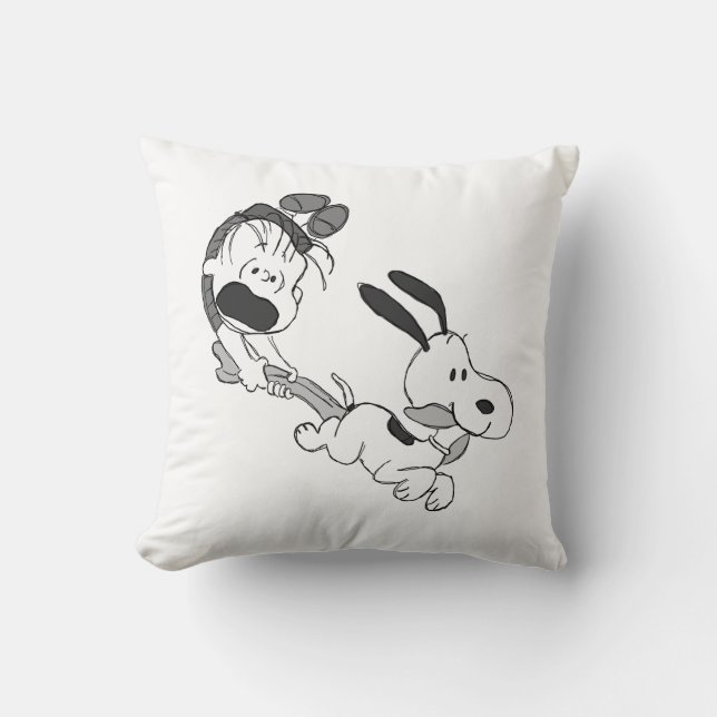 Snoopy Throw Pillow (Front)