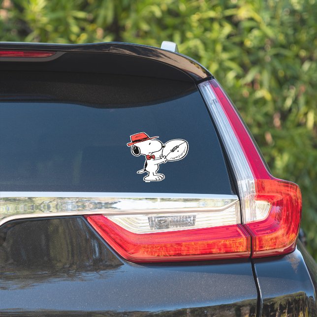 Snoopy Varsity Sports Football (Car Side)