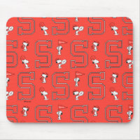 Snoopy Varsity Sports Pattern