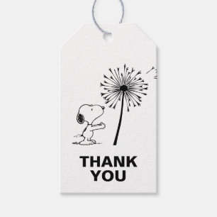 Snoopy With Dandelion Gift Tags
