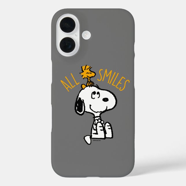 Snoopy & Woodstock - All Smiles Case-Mate iPhone Case (Back)