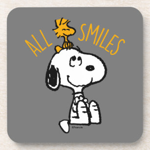 Snoopy & Woodstock - All Smiles Coaster