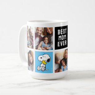 Snoopy & Woodstock   Best Mum Ever Collage Coffee Mug