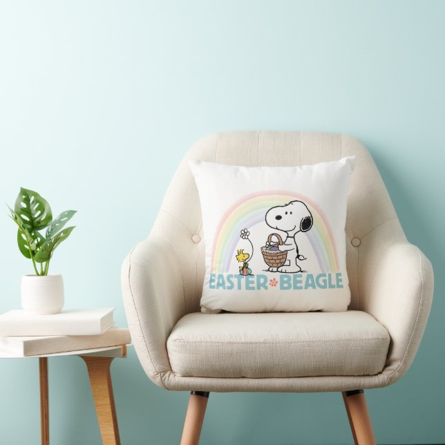 Snoopy & Woodstock - Easter Beagle Cushion (Chair)