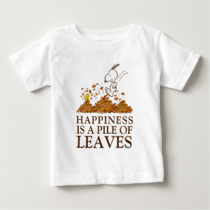 Snoopy & Woodstock Fall Leaves Baby T-Shirt