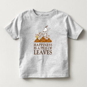 Snoopy & Woodstock Fall Leaves Toddler T-Shirt