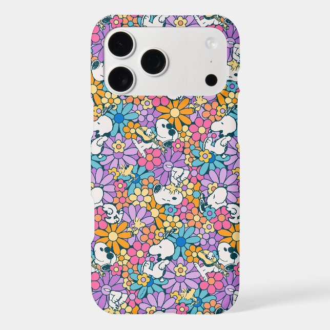 Snoopy & Woodstock Flower Pattern (Back)
