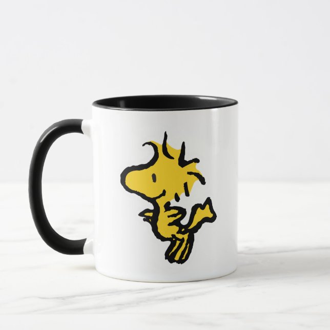 Snoopy & Woodstock Fun & Flowers Mug (Left)