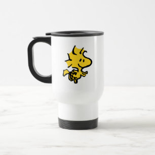 Snoopy & Woodstock Fun & Flowers Travel Mug
