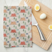 Snoopy & Woodstock Go Camping Pattern