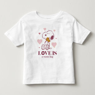 Snoopy & Woodstock - Love is Snuggles & Cuddles Toddler T-Shirt
