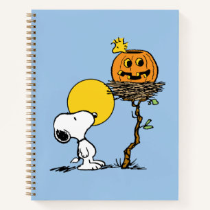 Snoopy & Woodstock Nest With Jack O' Lantern Notebook