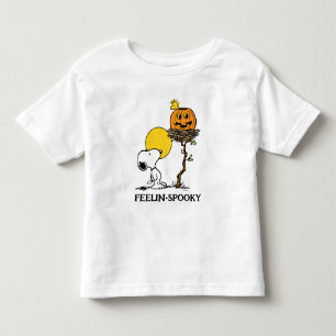 Snoopy & Woodstock Nest With Jack O' Lantern Toddler T-Shirt
