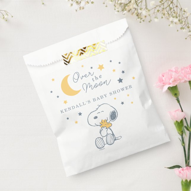 Snoopy & Woodstock | Over the Moon Baby Shower Favour Bags (Sealed)