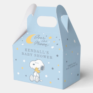 Snoopy & Woodstock Over the Moon Baby Shower Nap Favour Box