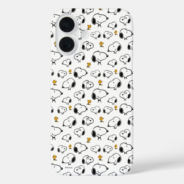 Snoopy & Woodstock Pattern Case-Mate iPhone Case (Back)