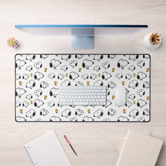 Snoopy & Woodstock Pattern Desk Mat (Office 1)