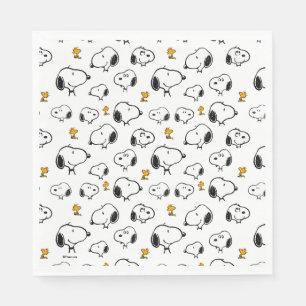 Snoopy & Woodstock Pattern Napkin