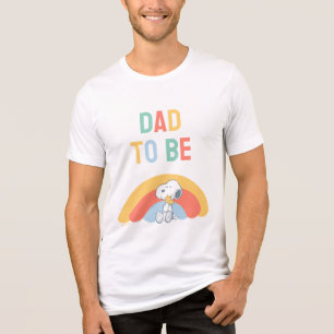 Snoopy & Woodstock Rainbow Baby Shower Tri-Blend S Tri-Blend Shirt