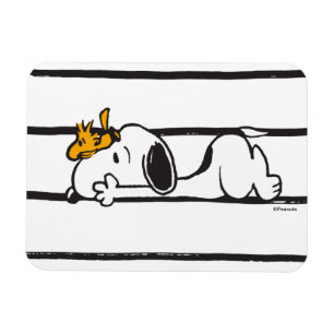 Snoopy & Woodstock   Smile Giggle Laugh Magnet