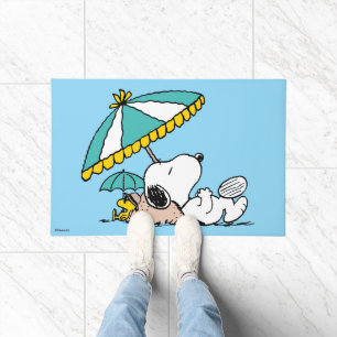 Snoopy & Woodstock Sunny Shoreline Doormat