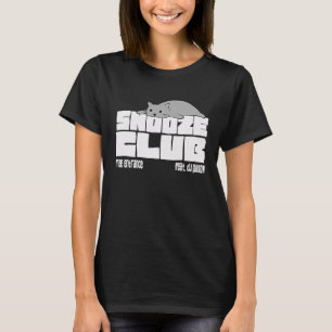 Snooze Club Free Entrance Feat DJ Pillow Sleepin T-Shirt