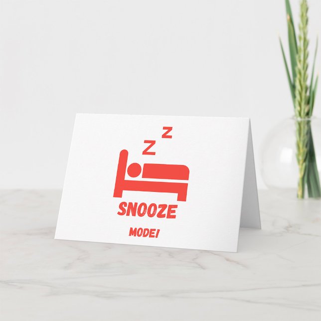 Snooze Fashion Card (Creator Uploaded)