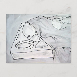 snooze it out!! postcard