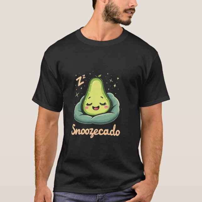 Snoozecado Funny avocado T-Shirt (Front)