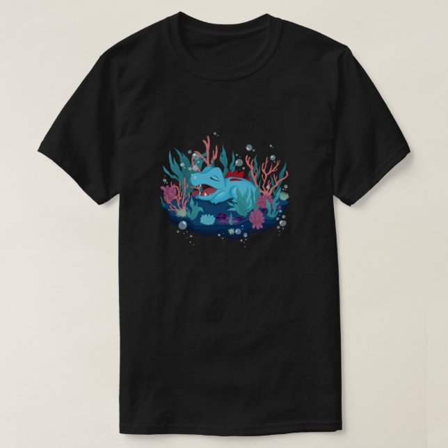Snoozing Totodile Classic T-Shirt (Design Front)