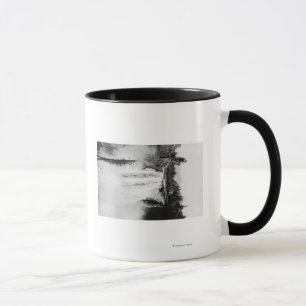 Snoqualmie Falls and Lodge, Washington Photograp Mug