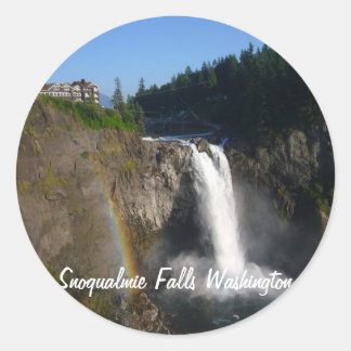 Snoqualmie Falls Classic Round Sticker
