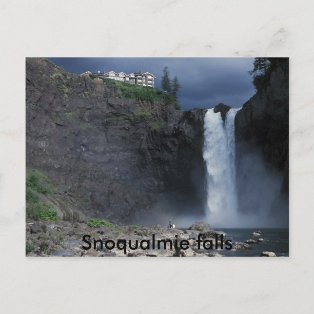 Snoqualmie falls postcard (Front)
