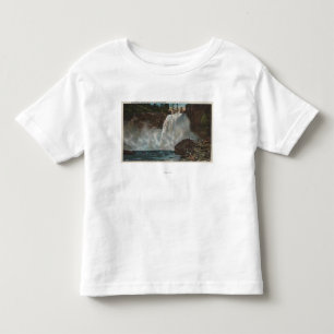 Snoqualmie Falls, WA - View of Falls at Bottom Toddler T-Shirt