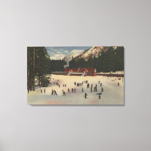 Snoqualmie Ski Area, WA - View of Ski Canvas Print