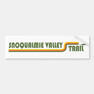 Snoqualmie Valley Trail Washington State Bumper Sticker