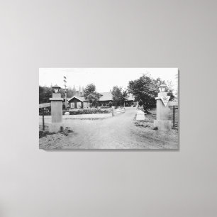 Snoqualmie, WA - Snoqualmie Falls Lodge Canvas Print