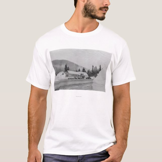 Snoqualmie, WA - Summit Inn Ski Area Photograph T-Shirt (Front)
