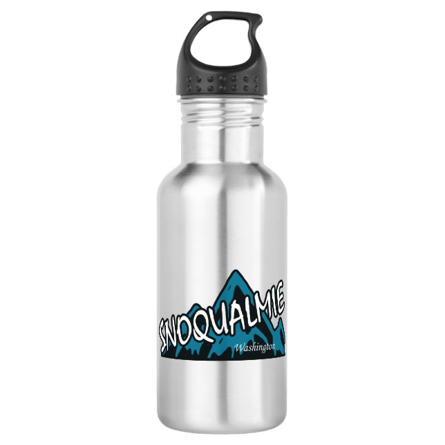 Snoqualmie Washington Mountains 532 Ml Water Bottle (Front)