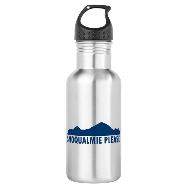 Snoqualmie Washington Please 532 Ml Water Bottle (Front)