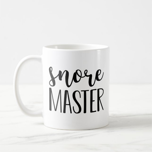 Snore Master Coffee Mug (Left)