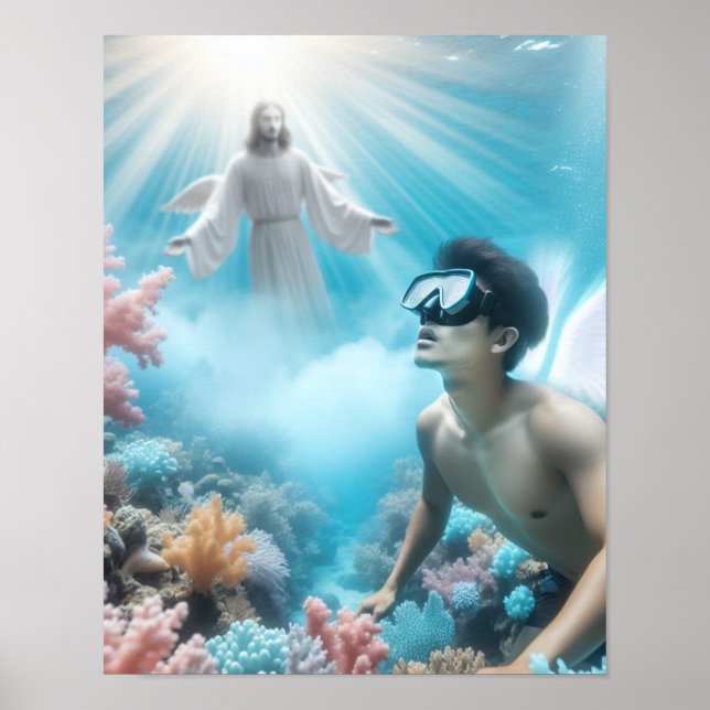 Snorkeler suprise poster (Front)