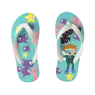 Snorkelling Boys Kid's Flip Flops