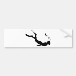 Snorkelling Bumper Sticker