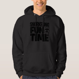 Snorkelling Fun Time Snorkeler Scuba Diver Diving Hoodie
