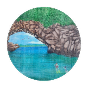 Snorkelling in Paradise Cutting Board