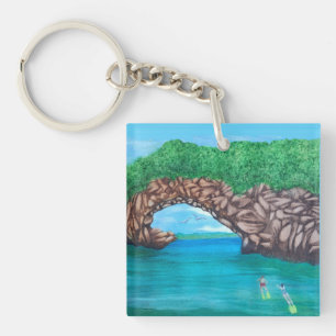 Snorkelling in Paradise Key Ring